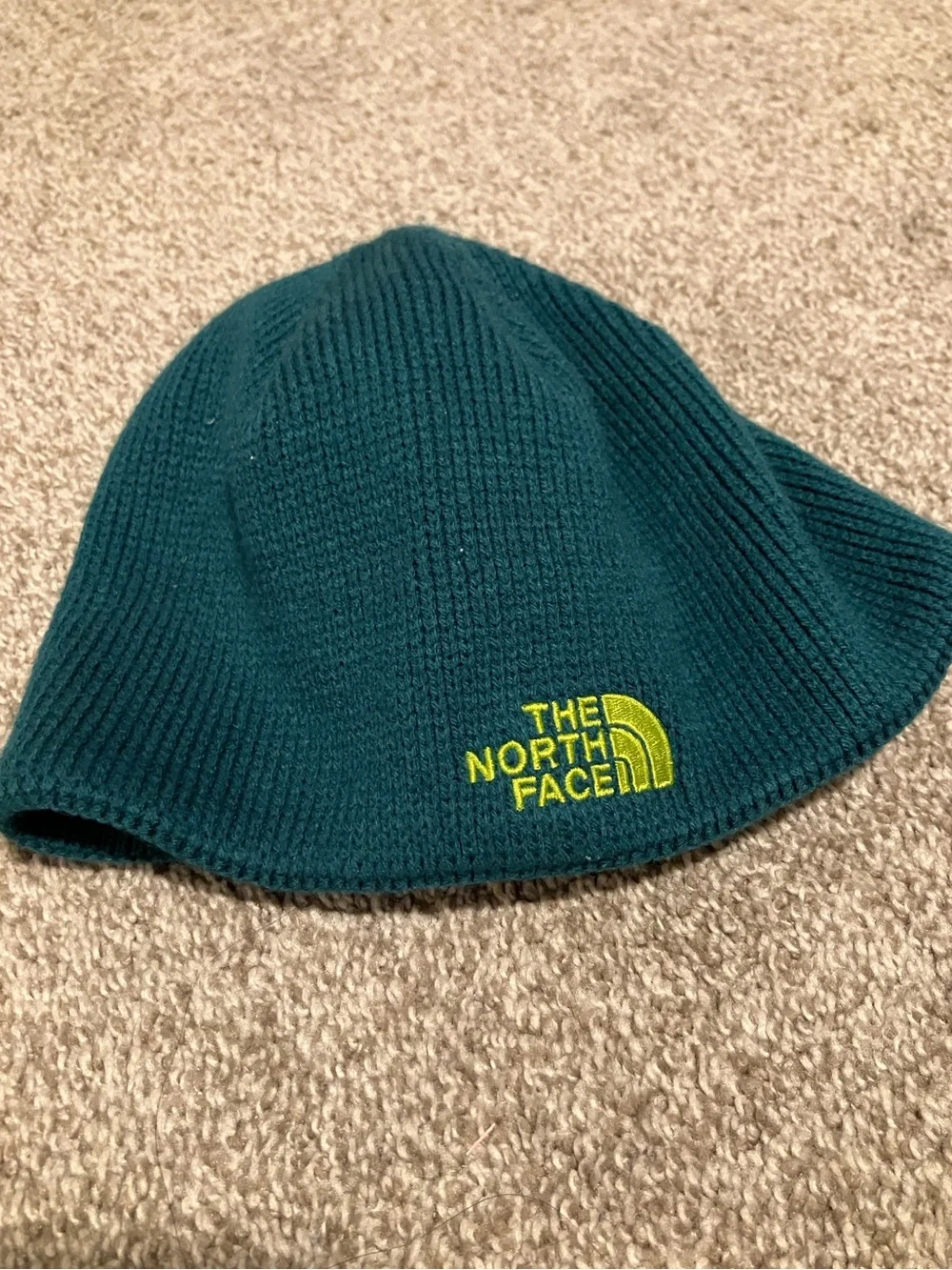 THE NORTH FACE KNIT BEANIE HAT LOGO UNISEX FLEECE INNER WINTER SKII